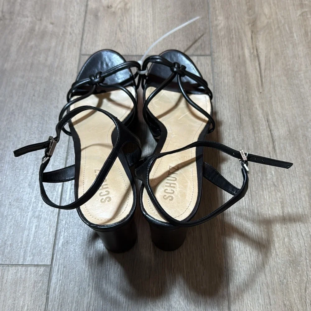 NEW! SCHUTZ Black Kelsie Platform Sandal - Multiple Sizes 🛵🚛